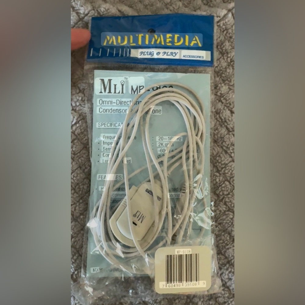 Omni-Directional Condenser Microphone - White